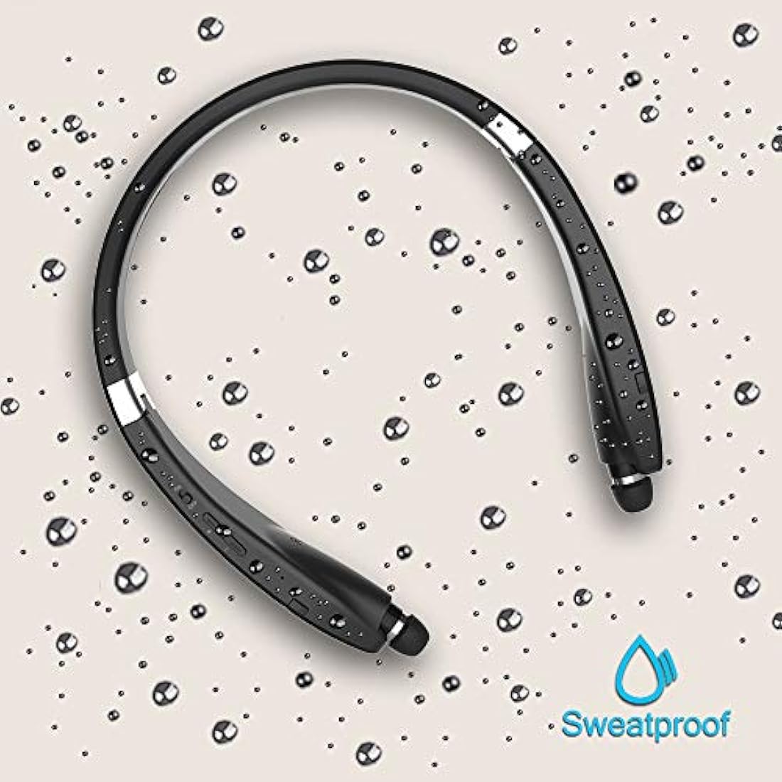 Auriculares Bluetooth plegables, ligeros y retráctiles