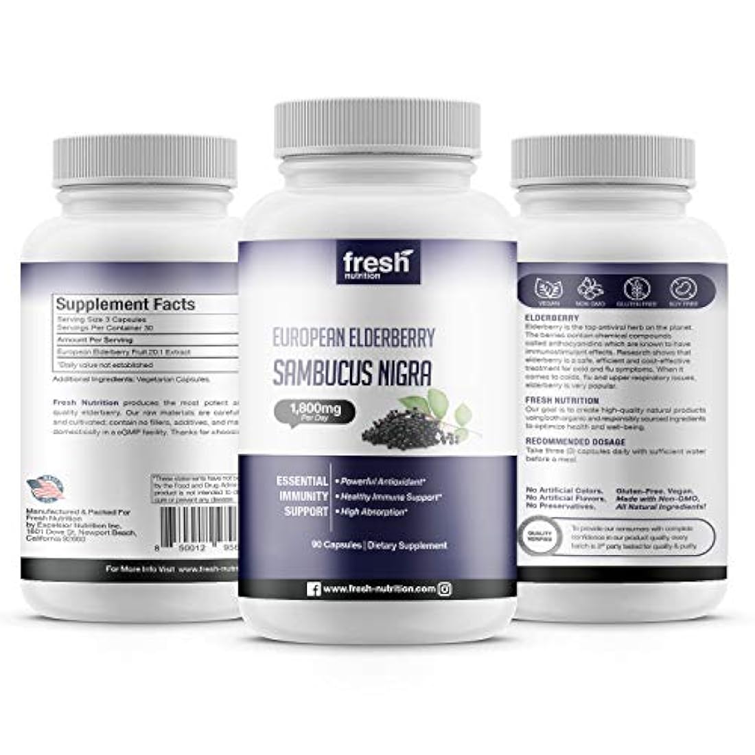 Apoyo inmunológico de saúco - El ADN más fuerte verificado