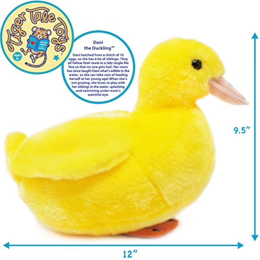 Pato de peluche de peluche de 11.0 in | por Tiger Tale Toys