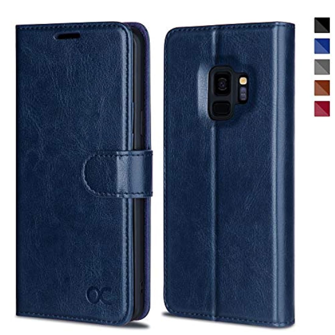 Funda tipo libro para Samsung Galaxy S9 (piel)