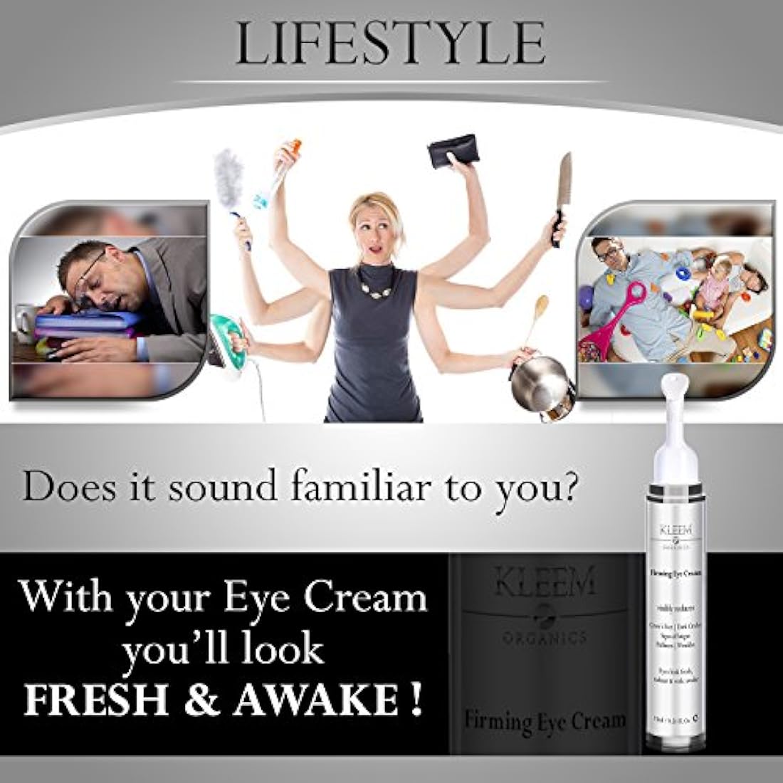 Nueva crema antienvejecimiento para ojeras para círculos