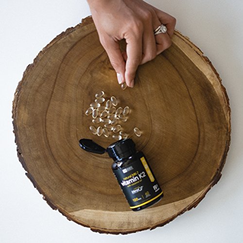 Vitamina K2 (como MK7) 100 mcg con aceite de coco