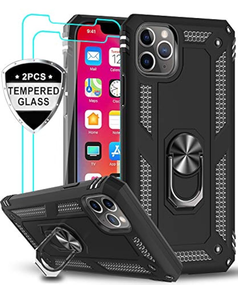 Carcasa para iPhone X con protector de pantalla templada