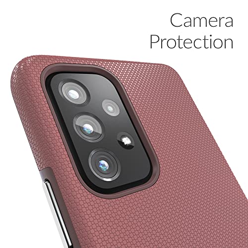 Crave Funda Dual Guard para Samsung Galaxy A53, protección a prueba de golpes, funda de doble capa para Samsung Galaxy A53 5G - Berry