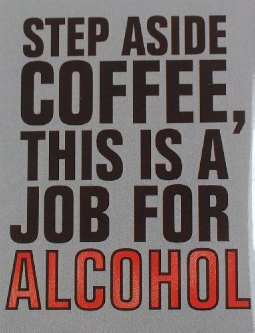 Imán de nevera nevera Paso de lado Café