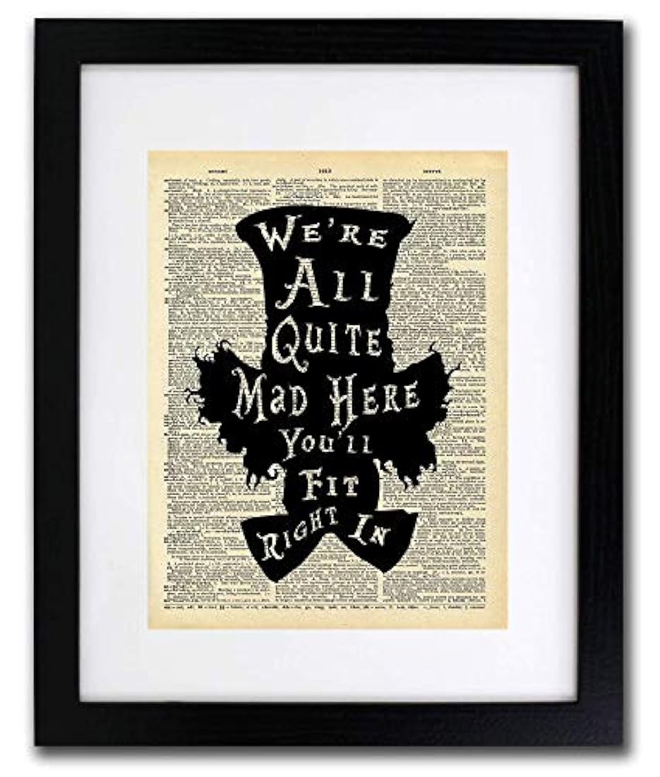 cuadro Sombrerero loco Alicia en el país de las maravillas