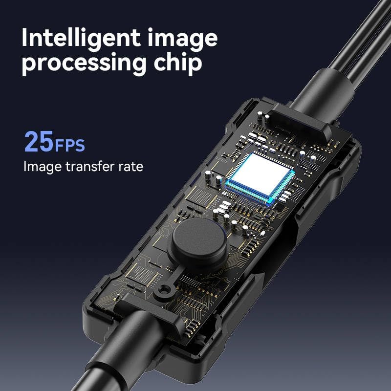 KEEMIKA Cámara endoscopio con luz, interfaz dual para iPhone