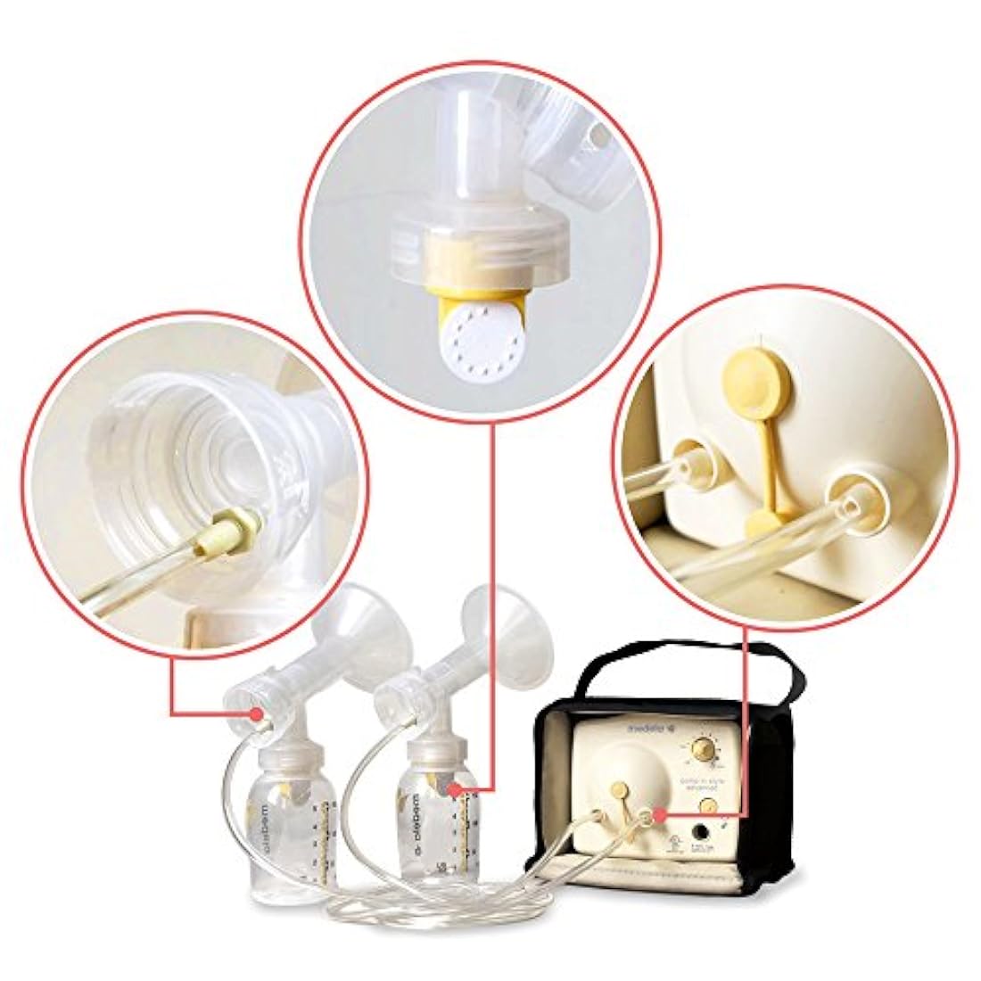 Extractores de leche avanzados Medela estilo de bombeo