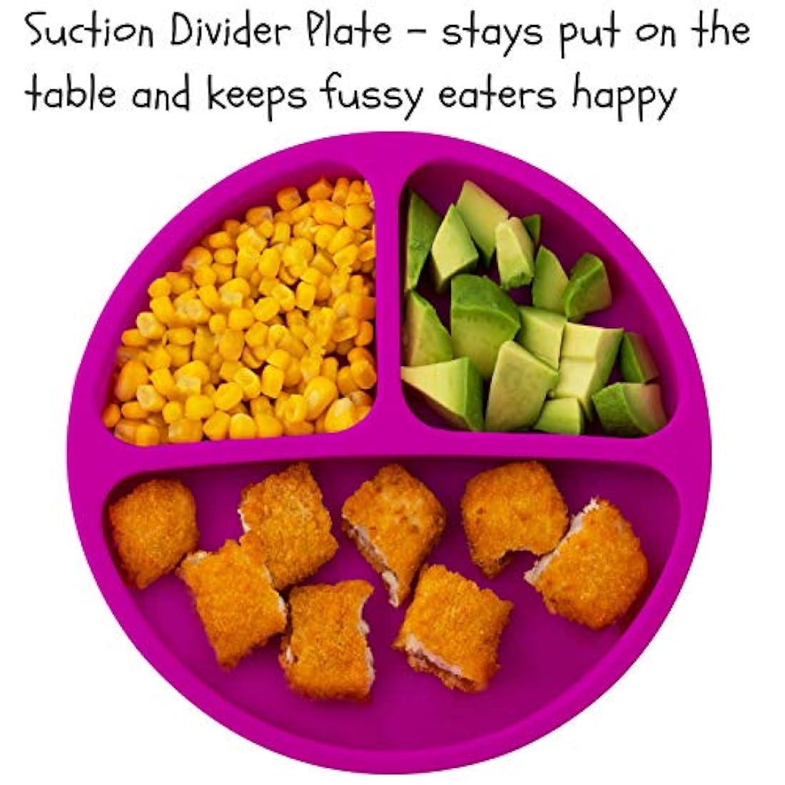 Platos de silicona para baberos y cucharas