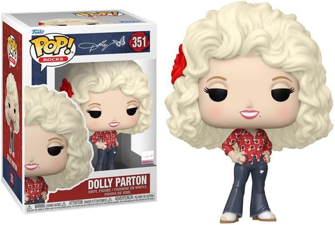 Figura POP Rocks de Dolly Parton, 1977, 3.75 pulgadas, Funko