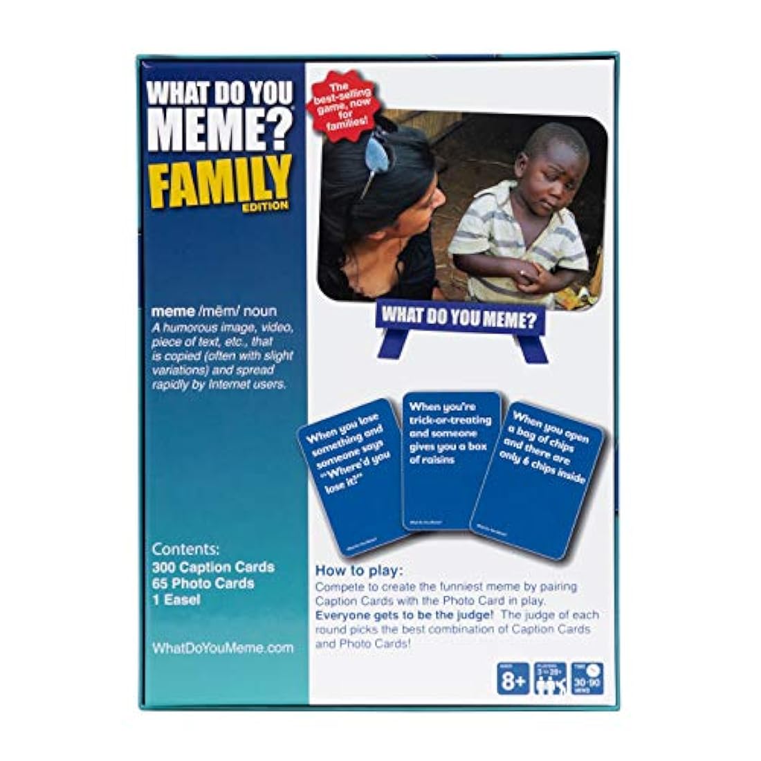 Juego de mesa de WHAT DO YOU MEME? Edición Familiar