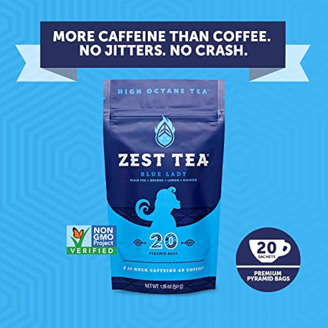 té con elevado nivel de cafeína