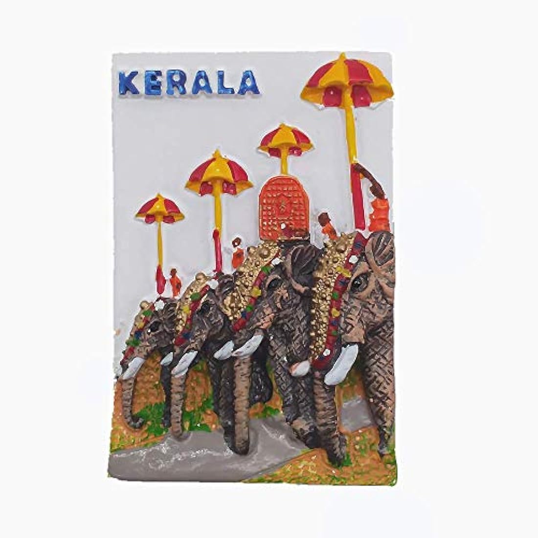 Imán para nevera, decoración de hogar Kerala India