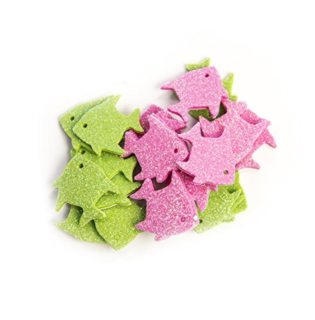 Pegatinas Creative Hands Glitter los peces y delfines Craft