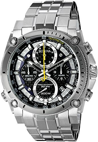 Reloj de acero inoxidable de precisión Bulova 96B175 para hombre