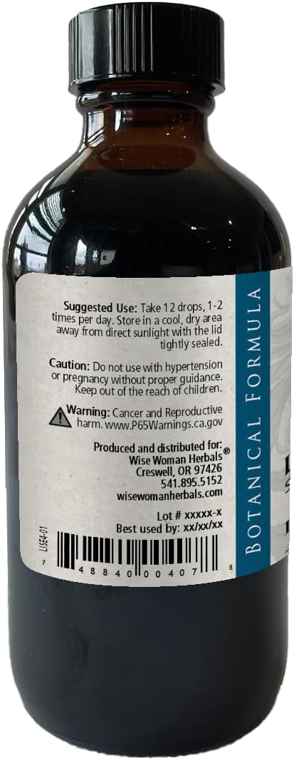 Extracto Sólido de Regaliz 4 oz - Wise Woman Herbals - Sin Alcohol