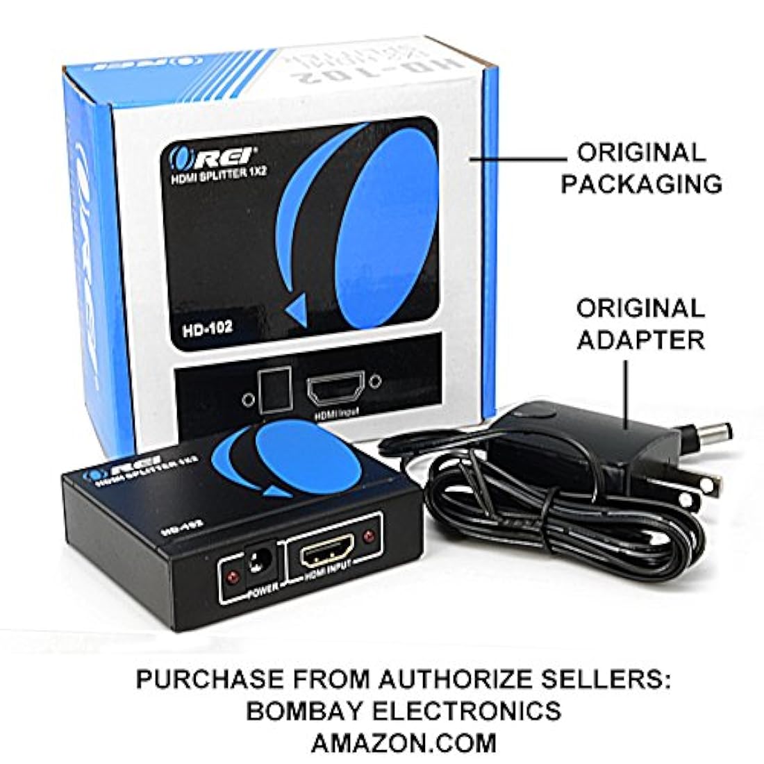 Divisor de potencia con puertos HDMI para full HD V