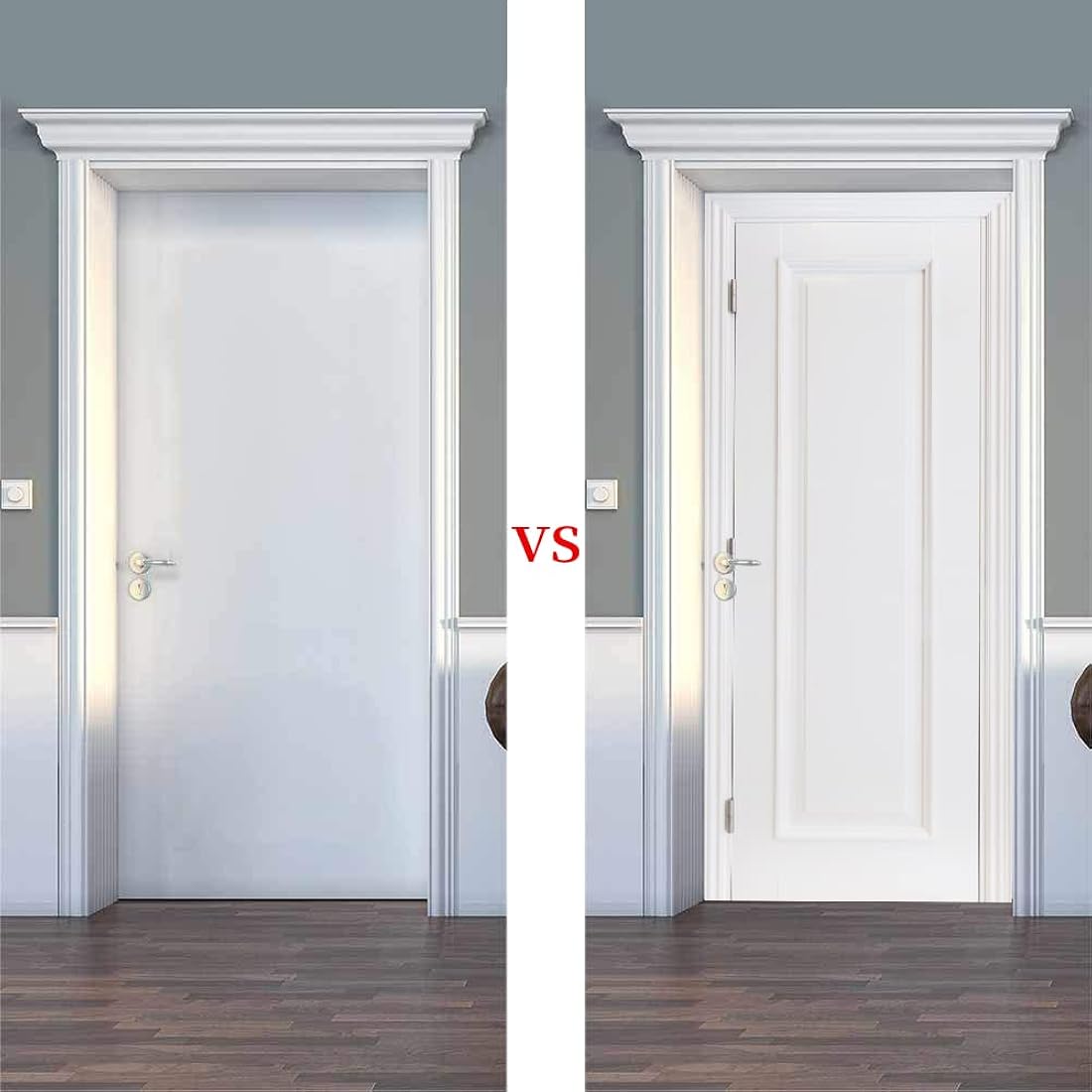 Adhesivo de pared de puerta 3D para despegar y pegar