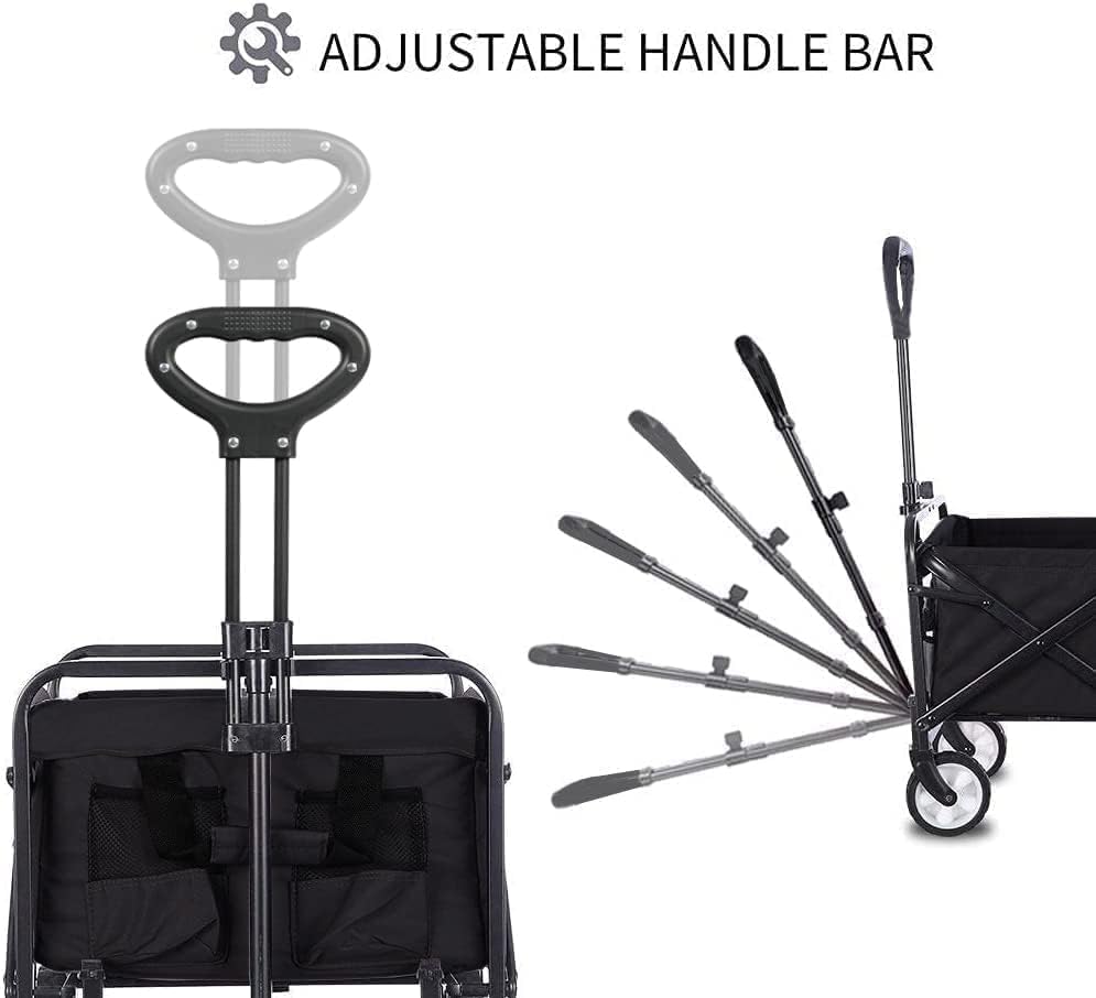 Carro Plegable Grande, Carro de Playa, Resistente, Modelo X123