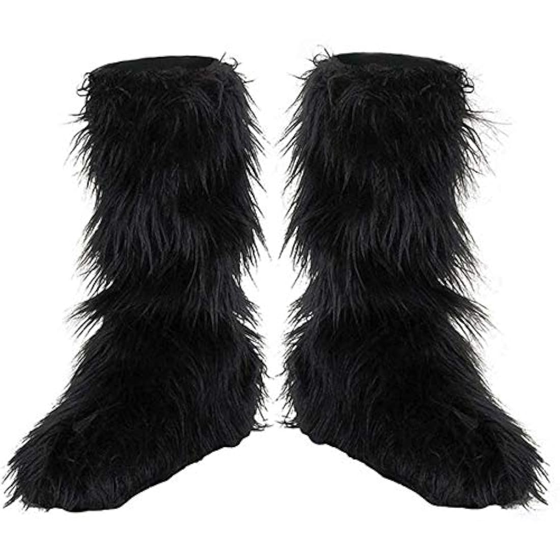 Disfraz de botas con piel