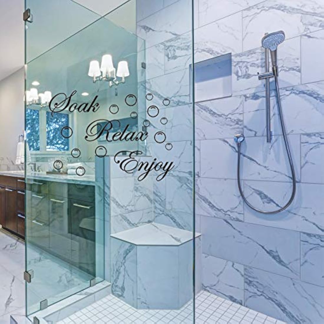 mural Pegatinas para decoración de pared de color negro