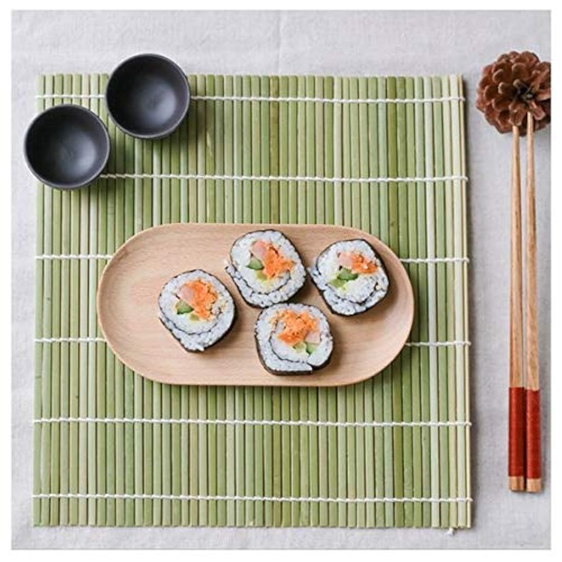 JapanBargain marca - Kit Sushi Rolling - 2 x Rollo esteras