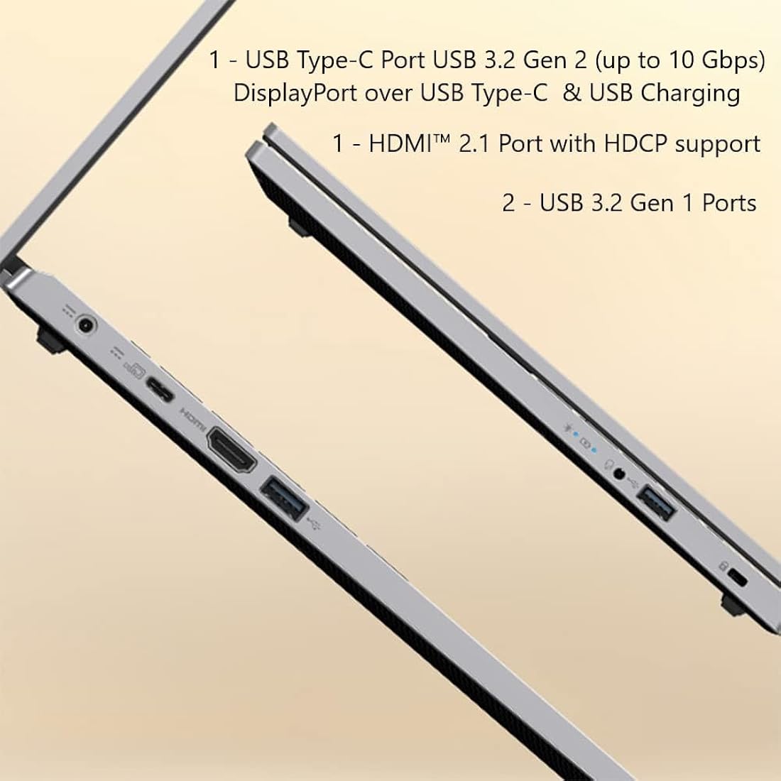 Portátil delgado, pantalla IPS Full HD de 15,6 pulgadas