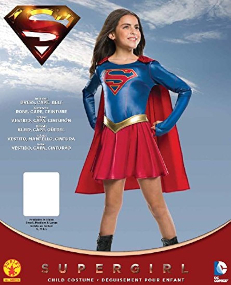 Rubie's Disfraz de Supergirl para niños, Superchica, S