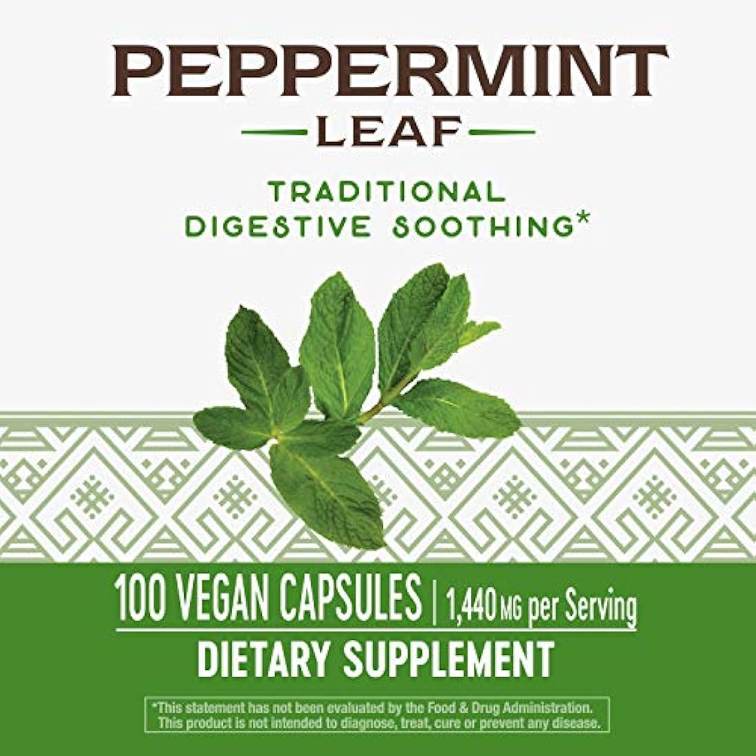 Nature's Way Premium Hoja de menta de hierbas
