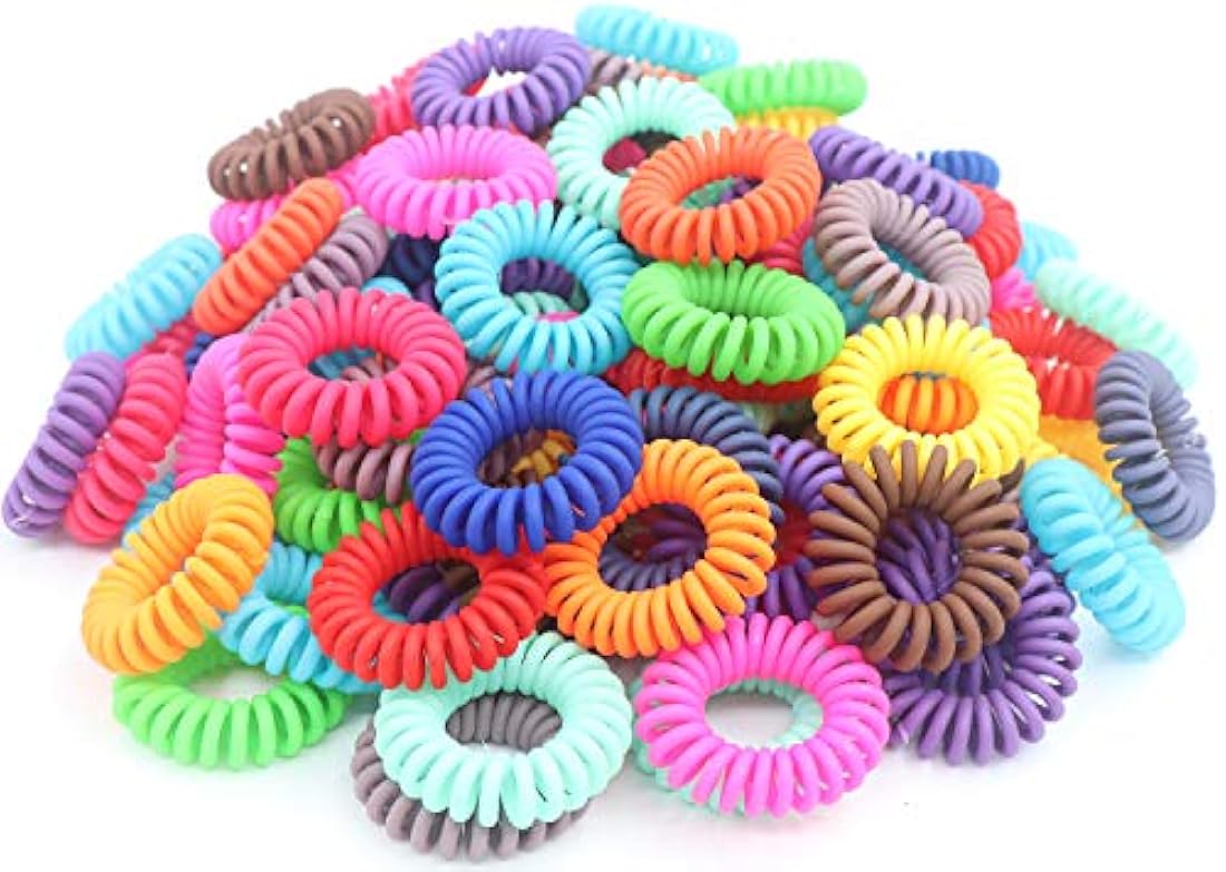 79STYLE - Corbatas de pelo en espiral sin arrugas