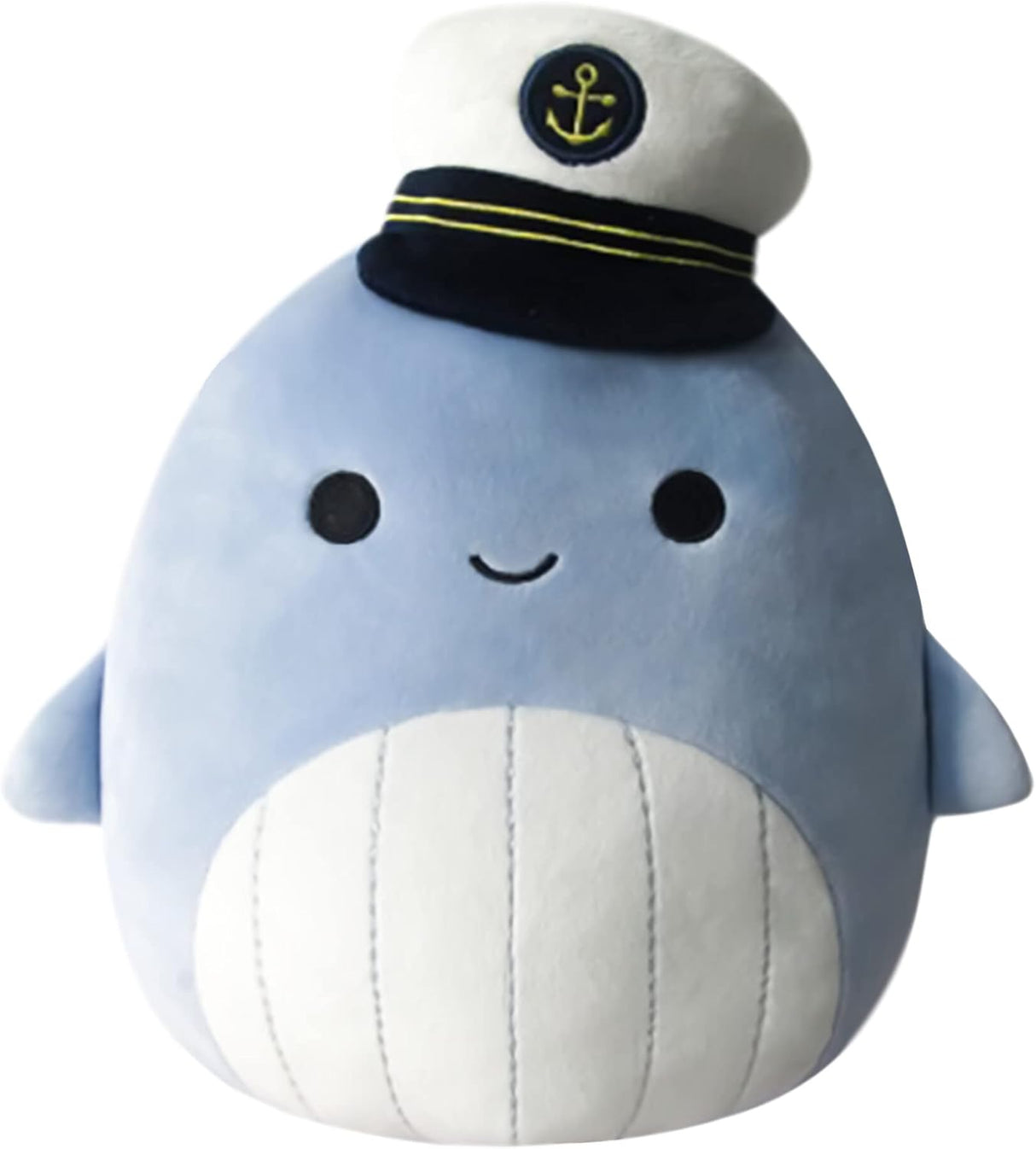 Peluche Squishmallows 8 Samir Ballena con Sombrero Marinero