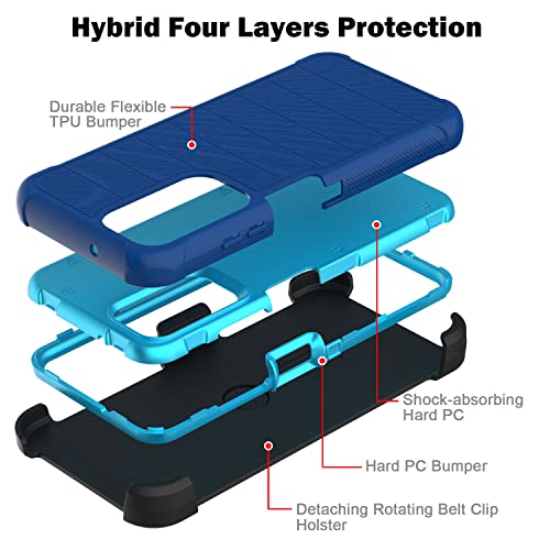 Leptech Funda para Samsung Galaxy A03S con protector