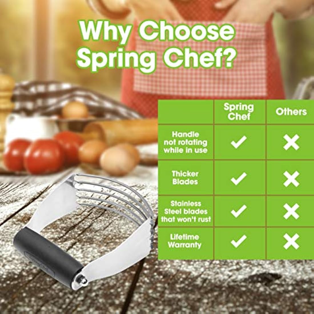 mezclador de masa, cortador de pastelería profesional