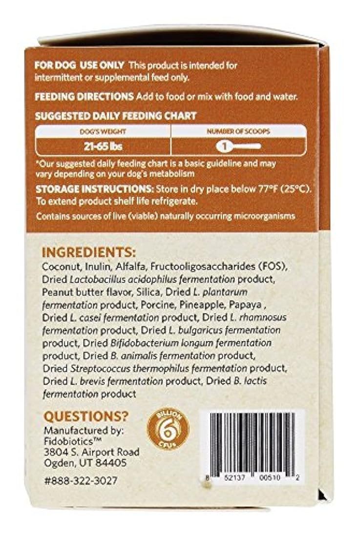 Fidobiotics Good Guts, probiótico diario