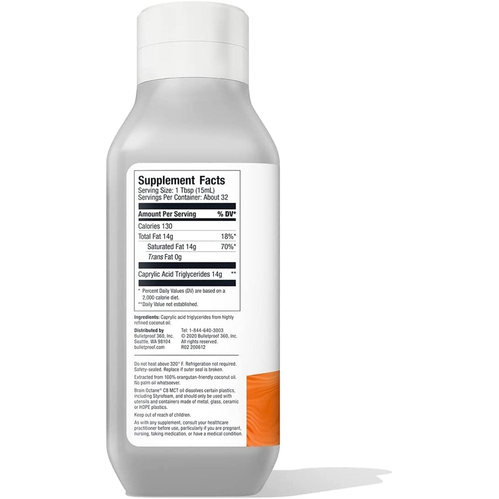 Suplemento Brain Octane a base de aceite para el cerebro 2un