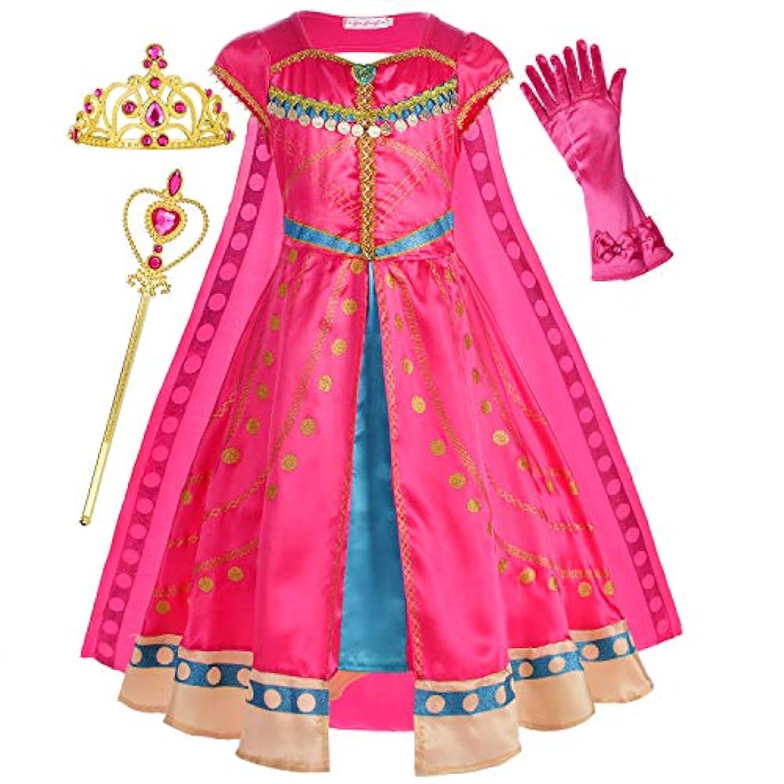 Disfraces de princesa árabe para niñas de cumpleaños