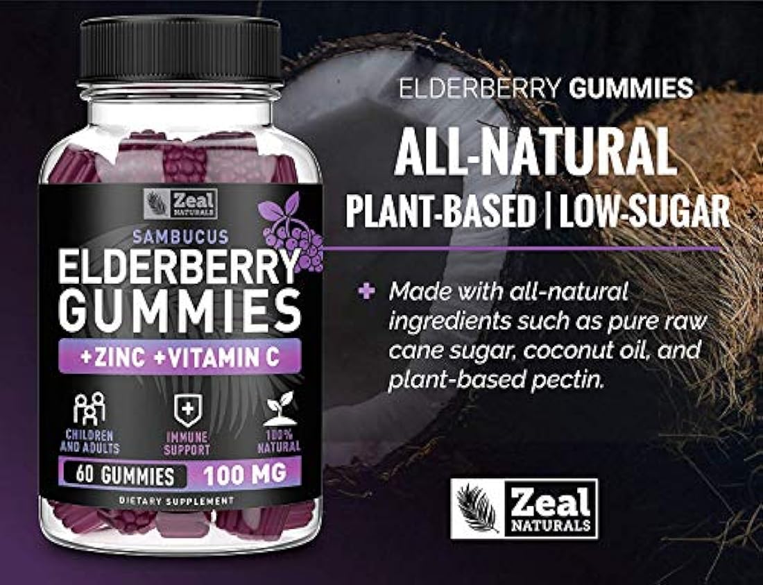 Gomitas de frambuesa con aceite de coco Zeal Naturals