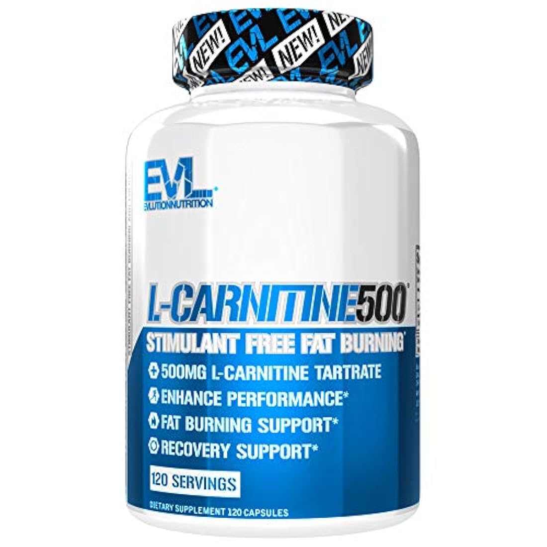 Evlution Nutrition Carnitina500 500 mg de L-carnitina