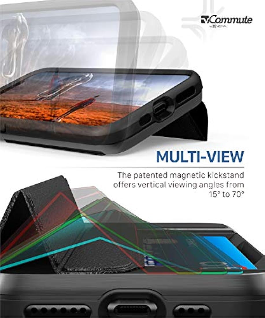 Vena vCommute- Funda tipo cartera para iPhone 11 Pro Negro