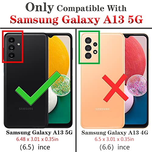 Yiakeng Funda para Samsung Galaxy A13 5G con protector