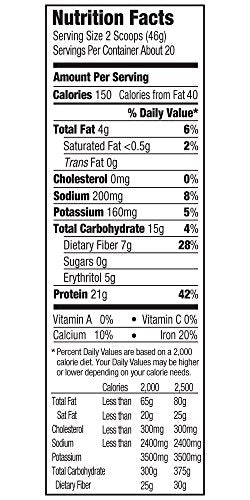 Proteína en polvo orgánica Orgain 2,03 libras