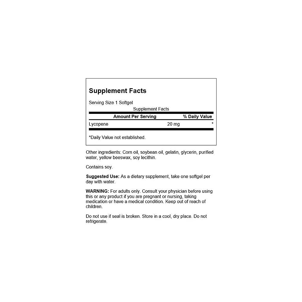 Suplementos Alimenticios de licopeno para la próstata