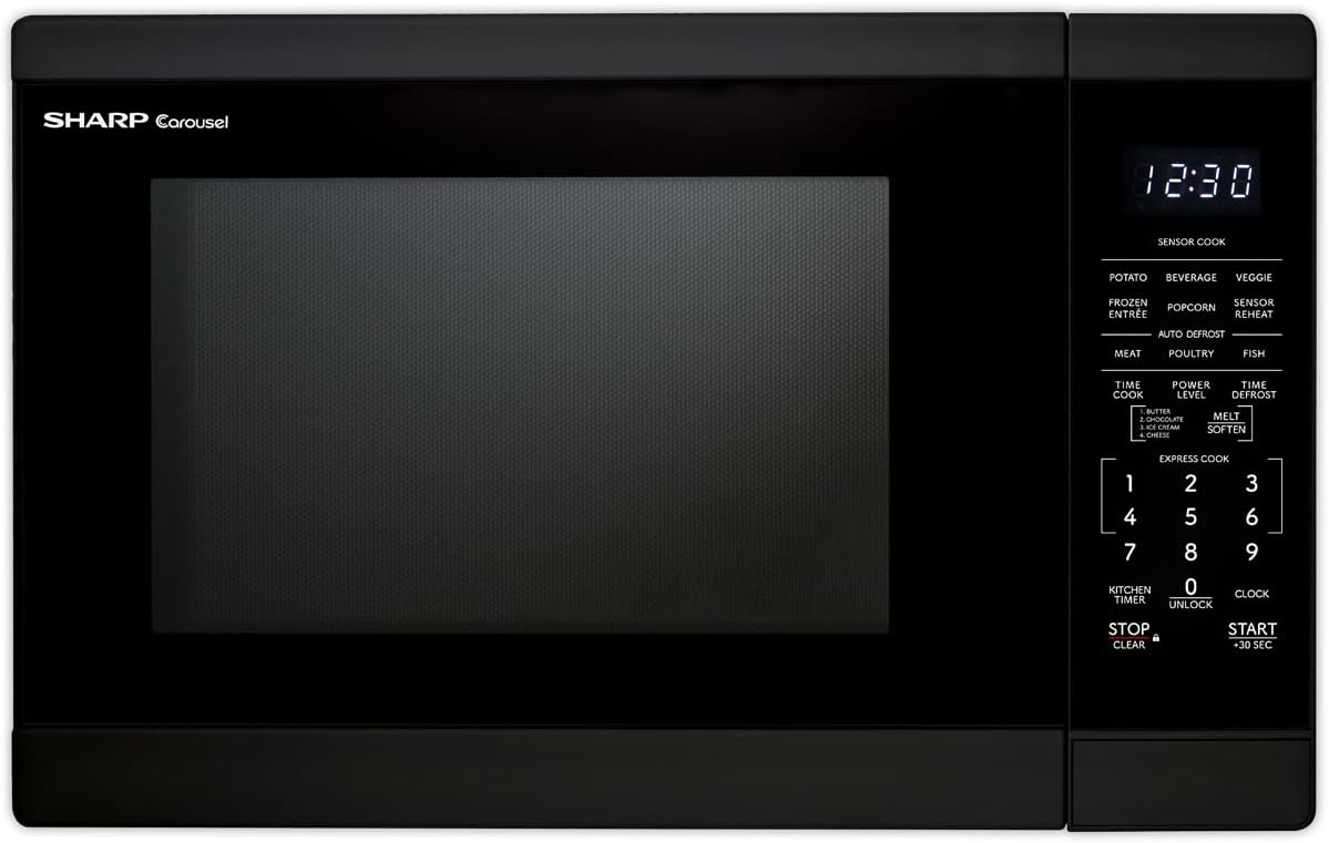 Horno Microondas Sharp SMC1461KB, 1.4 CuFt, 1100W, 12.4