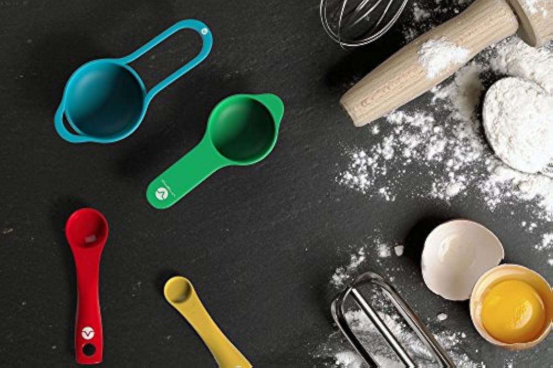 Juego de 13 bols para mezclar Vremi con mango con tazas