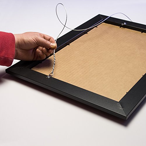 Marco de imagen de 16x20 acabado liso ancho de 1 negro