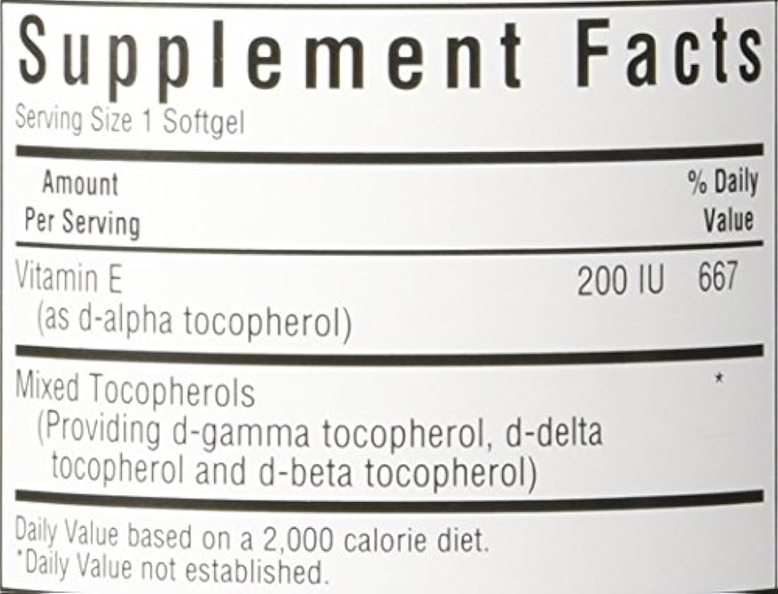 Vitamina E 200 UI, 743715006126, 1