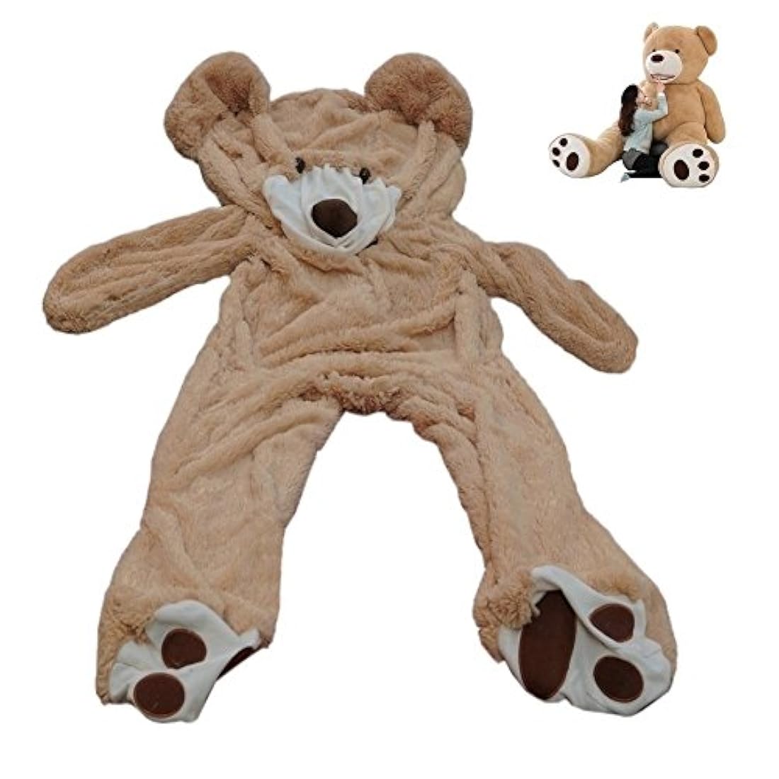Peluches Capa de oso gigante de peluche de 8.5 pies