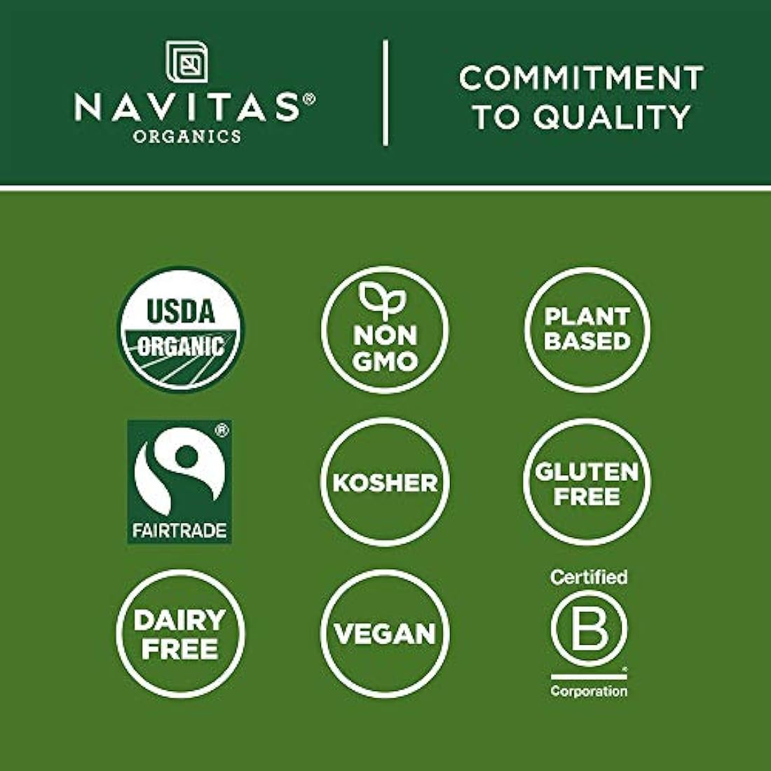 Bolsa: orgánica, sin OMG, comercio justo, sin gluten