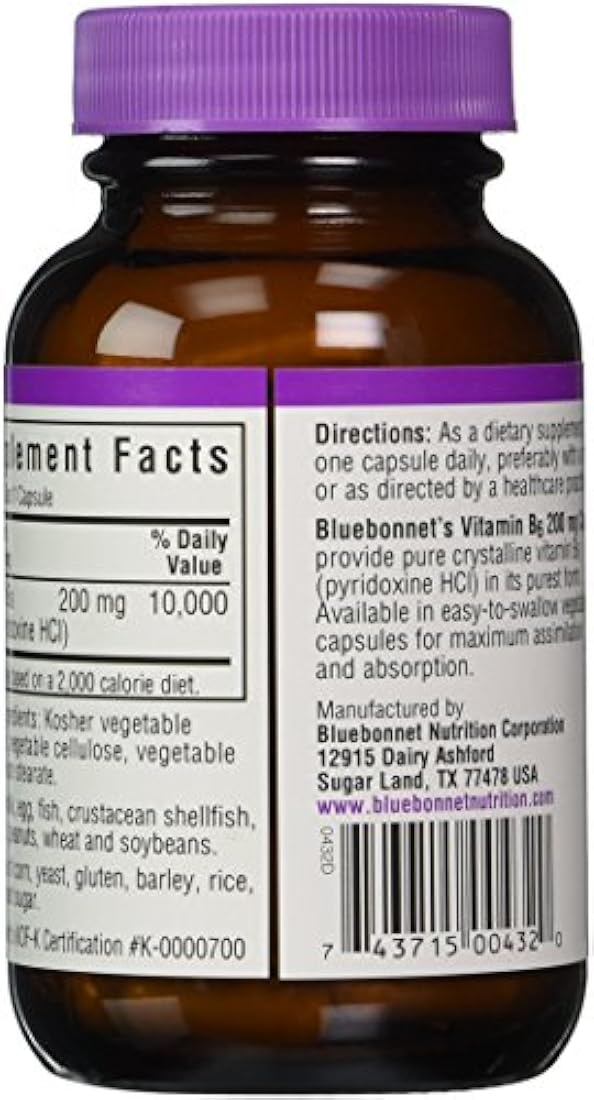 Vitamina B Cápsulas vegetales