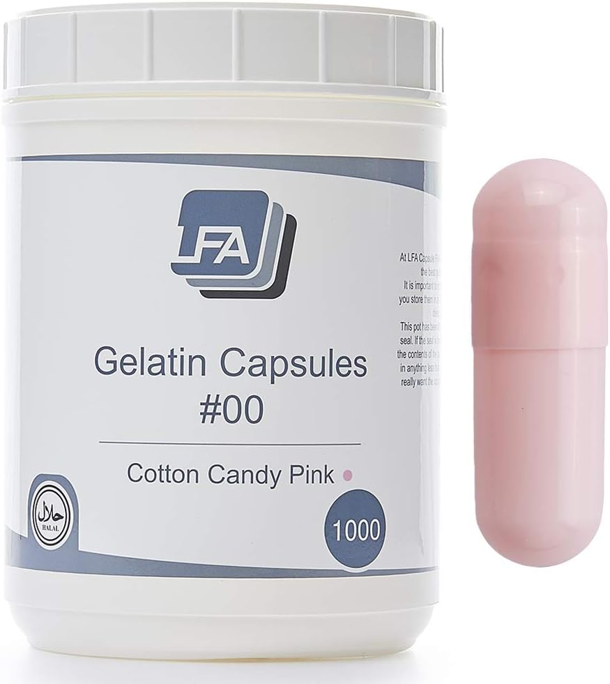Cápsulas Vacías Tamaño 00 - Gelatina - 1000 Contenido - Halal